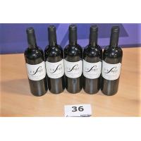 5 flessen à 75cl rode wijn L'ESPRIT DE SET, Saint Emilion Grand Cru, 2017